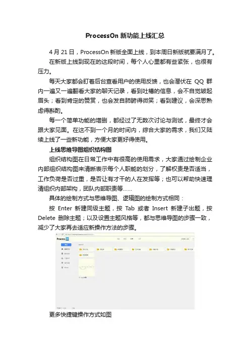 ProcessOn新功能上线汇总