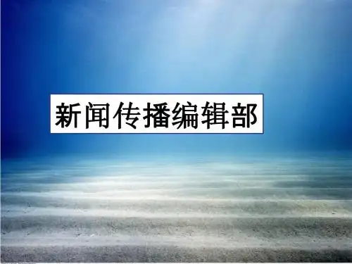 新闻传播编辑部最新信息