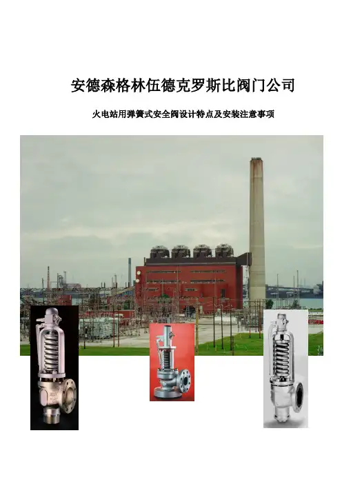 CROSBY安全阀技术特点