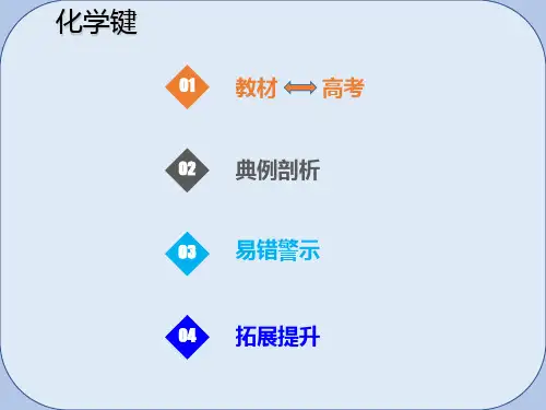 2019届高考化学总复习第5章物质结构元素周期律第1讲原子结构化学键5.1.2化学键考点课件新人教版
