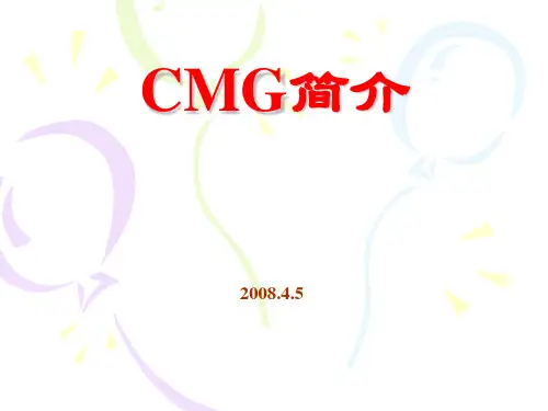 CMG简介解析