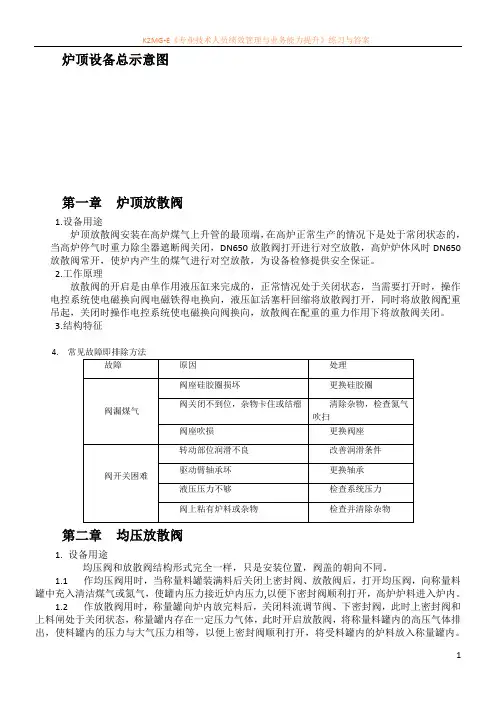 无料钟炉顶设备维护手册