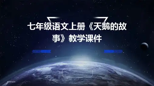 2024年度七年级语文上册《天鹅的故事》教学课件