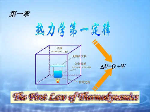 第一章：热力学第一定律(物理化学)