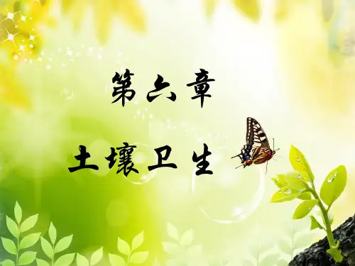 环境卫生学 土壤卫生