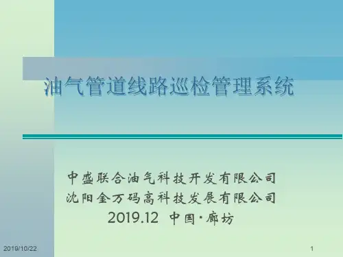 油气管道线路巡检管理系统