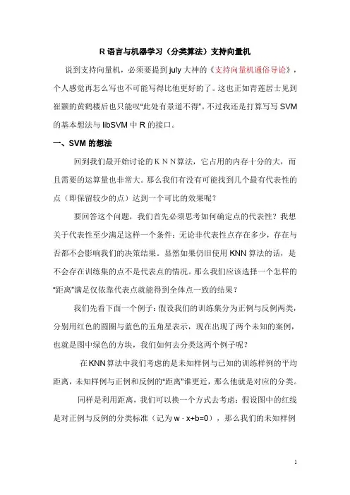 r语言与机器学习(分类算法)支持向量机+朴素贝叶斯算法