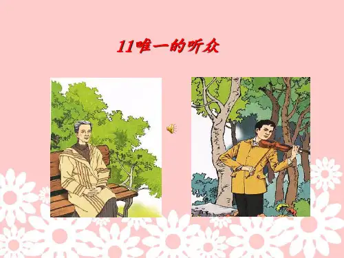 11《唯一的听众》PPT课件