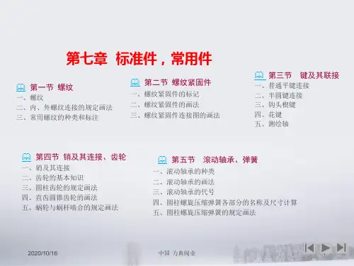 新版螺纹螺栓紧固件资料解析PPT教学课件