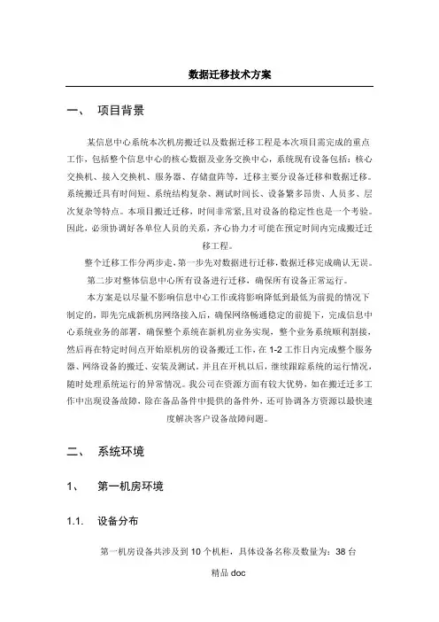带有oracle数据库的数据迁移方法