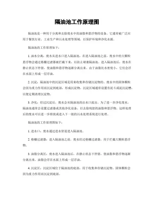隔油池工作原理图