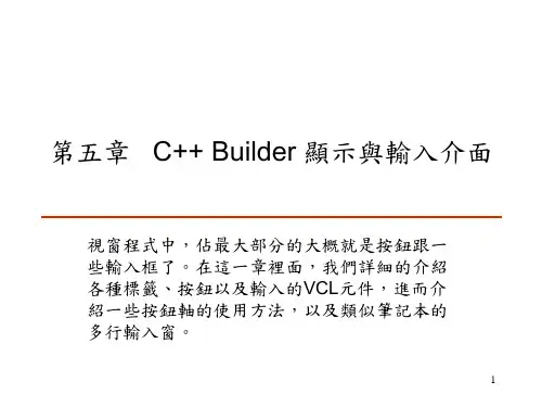 C++Builder入门5