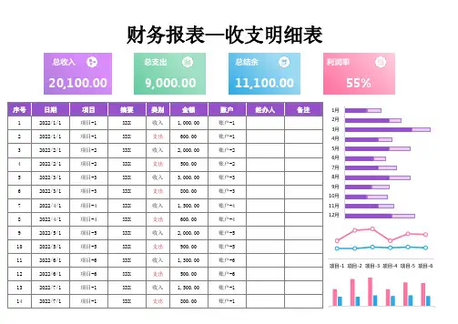 财务报表—收支明细表