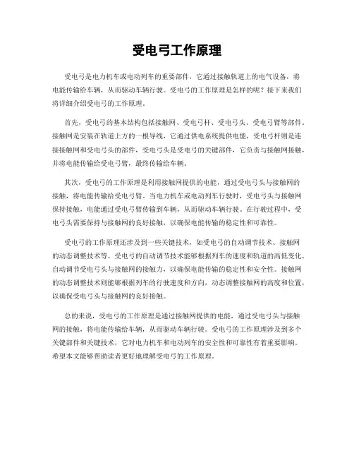 受电弓工作原理