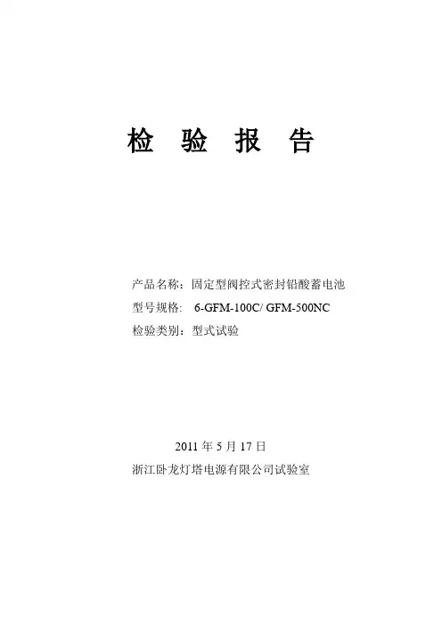 4月份型式试验报告(固)