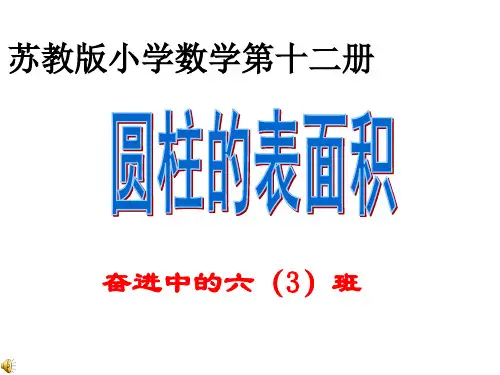 2012.2圆柱的侧面积和表面积课件