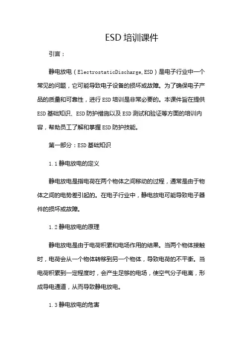 ESD培训课件(带特殊条款)
