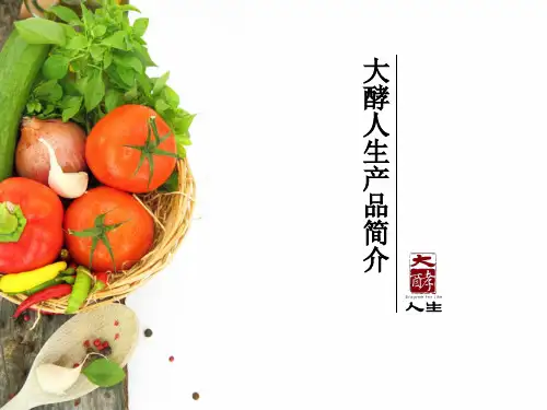 大酵人生酵素培训PPT