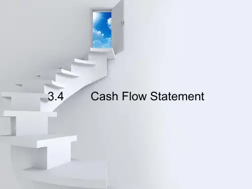 3.4 Cash Flow Statement
