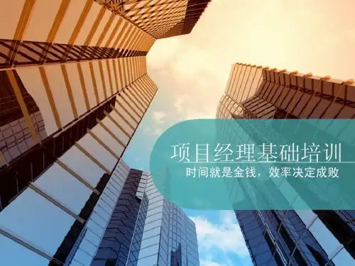 项目经理基础培训(简洁、准确的指导)