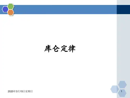 人教版高中物理选修3-1第一章第二节库仑定律(共10张PPT)[最新推荐课件]