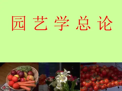 园艺学总论ppt课件