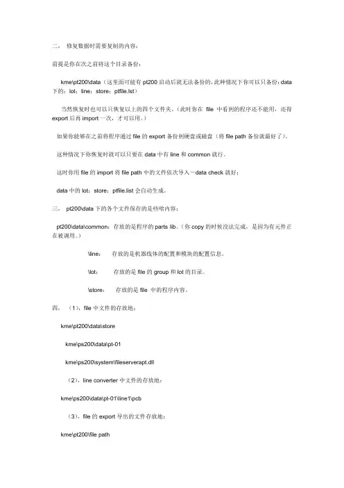 pt200灾难恢复指导