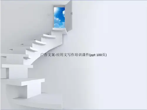 广告文案-应用文写作培训课件(PowerPoint 100页)