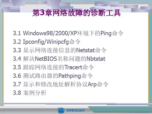 网络故障检测与维护ppt课件