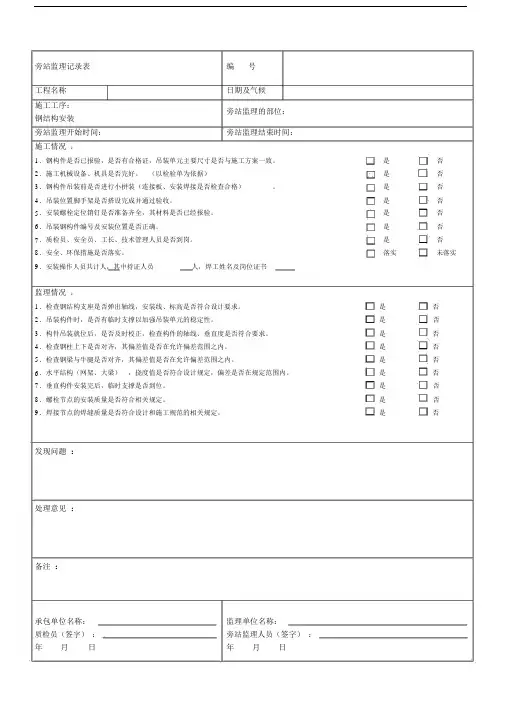 旁站监理记录表.doc