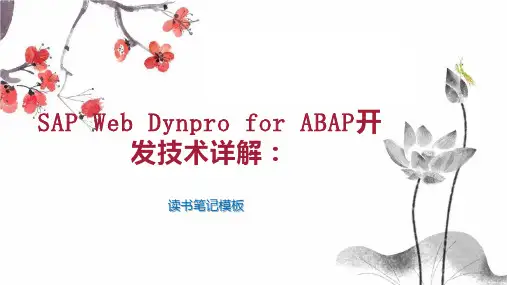SAP Web Dynpro for ABAP开发技术详解：