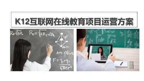 K12互联网在线教育项目运营方案【顶级完整版】