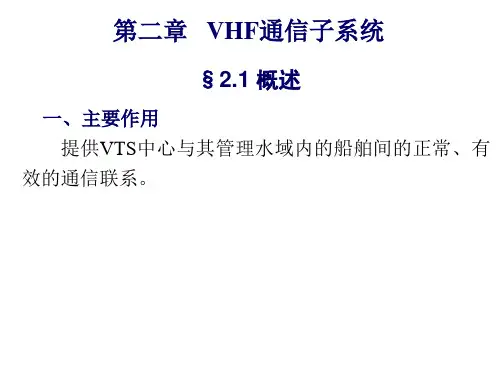 船舶交通管理系统VTS