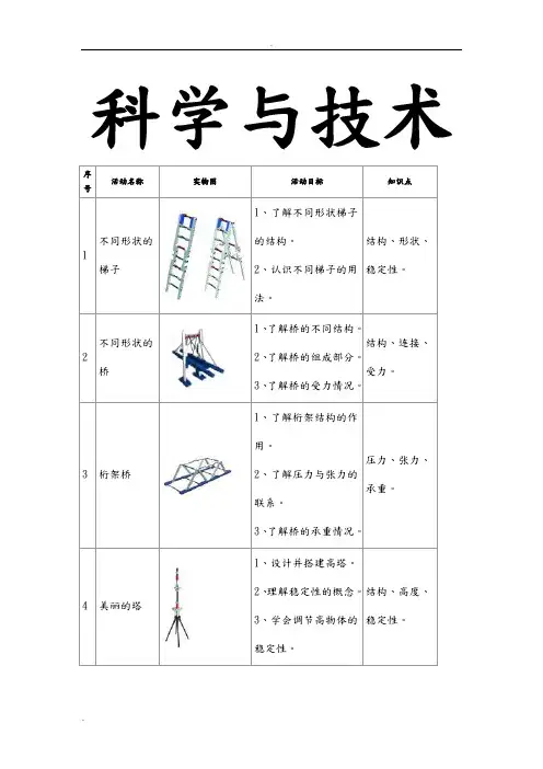 乐高课程生活及科技教学案