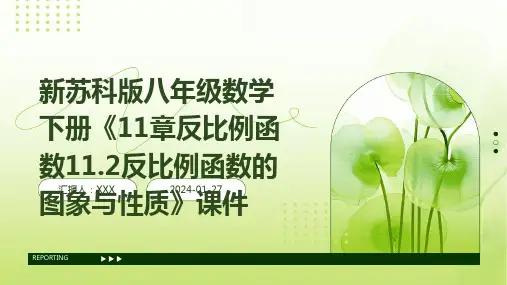 新苏科版八年级数学下册《11章反比例函数11.2反比例函数的图象与性质》课件