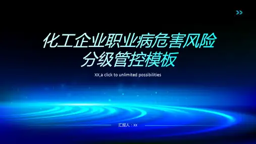 化工企业职业病危害风险分级管控模板