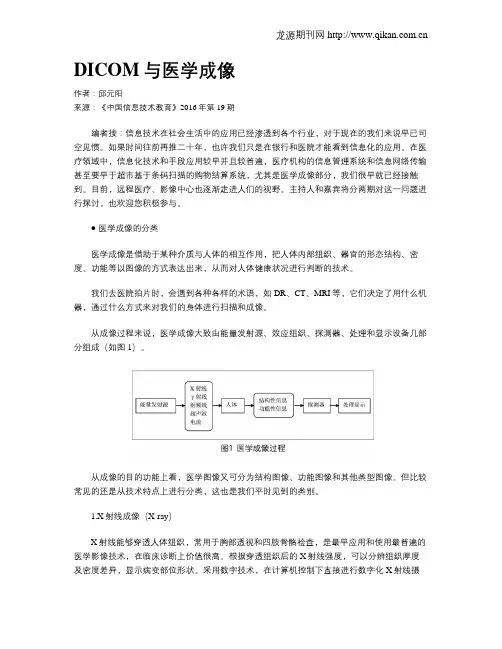 DICOM与医学成像