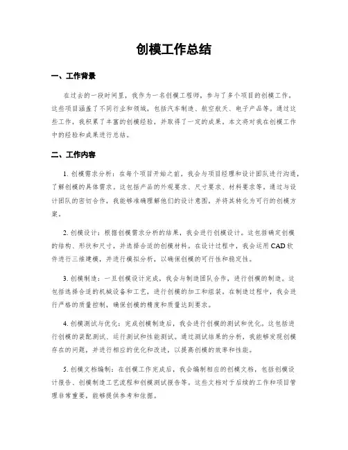 创模工作总结