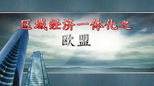 欧盟介绍-演讲ppt课件