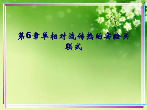 第6章单相对流传热的实验关联式优秀课件