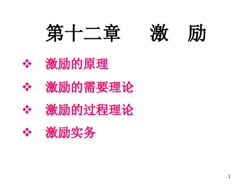 第十二章激励共39页PPT资料