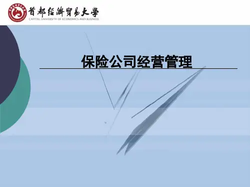 保险公司财务管理及经营管理(ppt 64页)
