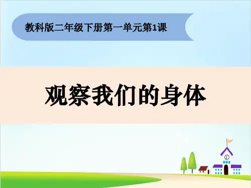 教科版《我们的身体》PPT课件1