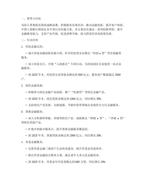 工行专项行动实施方案
