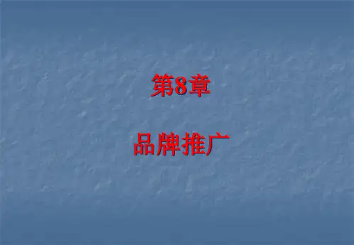 品牌推广ppt课件