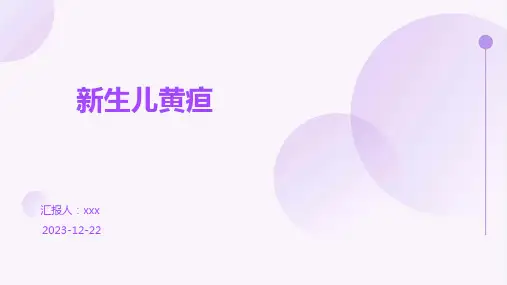 新生儿黄疸 ppt课件