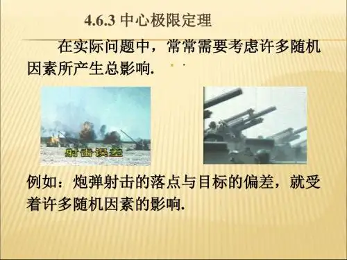 2019-2020年人教统编4.6.3中心极限定理课件