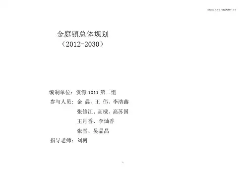 金庭镇总体规划资源1011