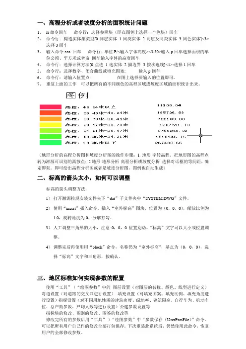 湘源控规使用技巧