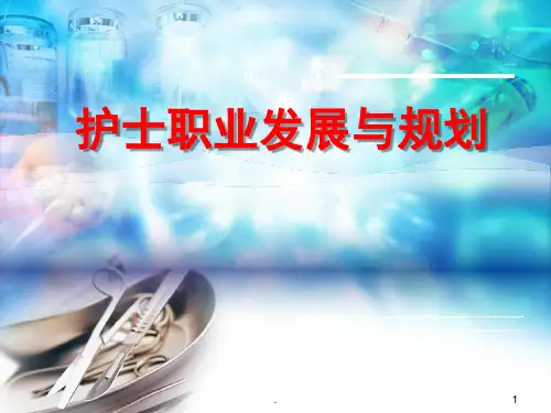 护士职业发展与规划ppt课件